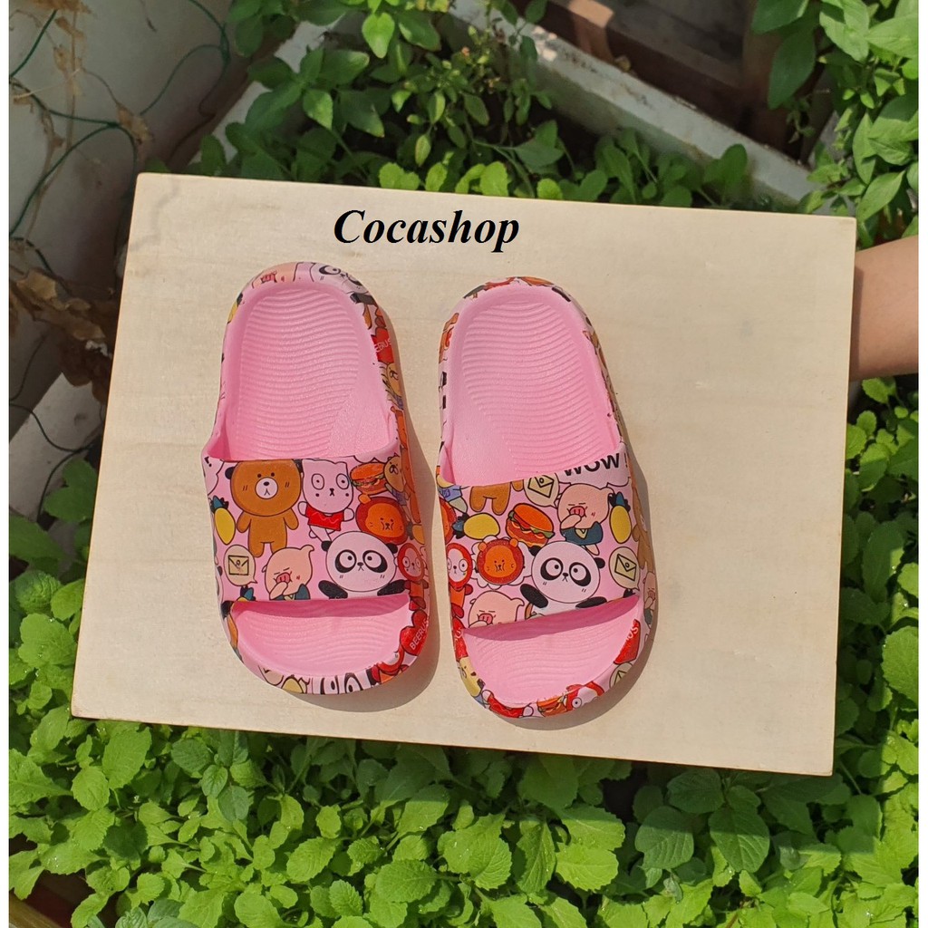 DÉP LÊ, DÉP QUAI NGANG NGUYÊN KHỐI BÁNH MÌ HÌNH BÉ GẤU TRÚC CUTE SIÊU MỀM