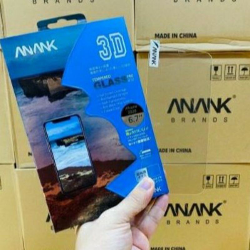 Kính cường lực Anank full màn hình cho iphone 12 pro max/12/12 pro/12 mini/11pro max/11 pro/11/7plus/8plus