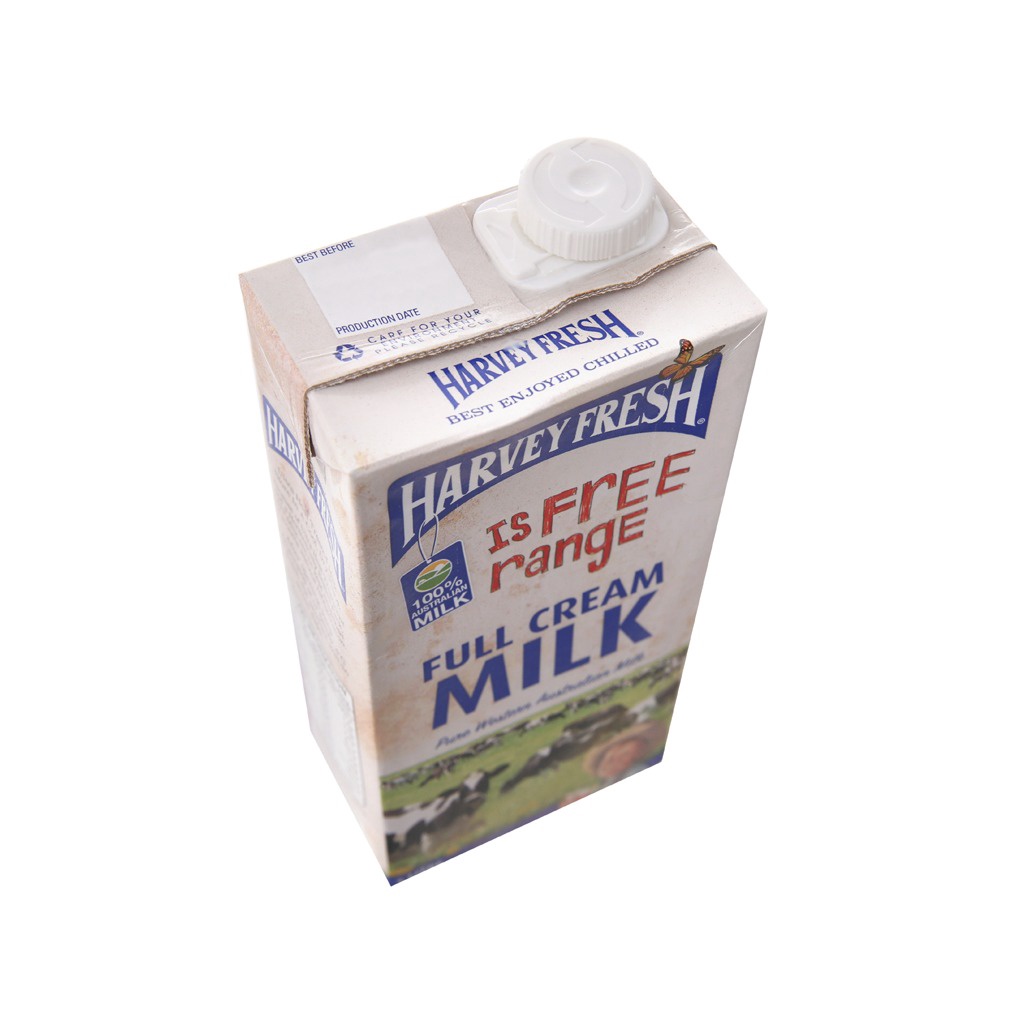 COMBO 1 Hộp Sữa Tươi Tiệt Trùng Nguyên Kem Harvey Fresh 1L + 1 Hộp Mứt Cam Ngọt Smucker's 340g