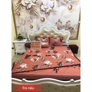 Sét Ga Goi 5 Món Cotton Poly (Chat Chọn Mẫu)