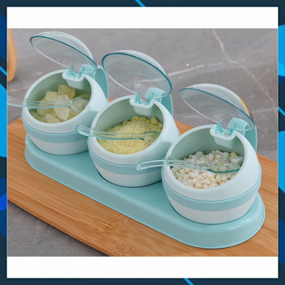 Sét 3 Hũ Đựng Gia Vị SonTai Cao Cấp