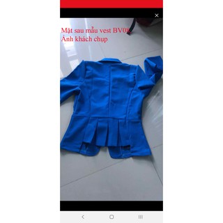 Áo vest nữ xếp ly BV08 CÓ ẢNH THẬT