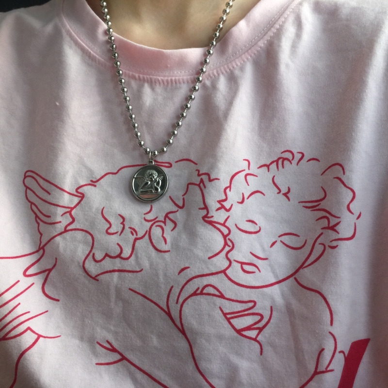 [Giao Hàng Miễn Phí] Mặt Dây Chuyền Hình Thần Tình Yêu Cupid 22039 Thời Trang Cá Tính