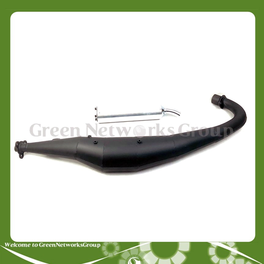 Pô xì po tăng tốc bụng đen + lon pô tăng tốc AHM dành cho dòng xe 2 thì Greennetworks