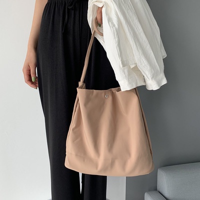 Túi Vải Canvas Nylon Màu Sắc Ngọt Ngào Nhỏ Xinh Cho Nữ