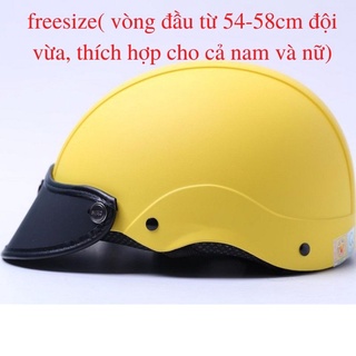 Mũ Bảo Hiểm Nửa Đầu Nam Nữ Cao Cấp Nón Bảo Hiểm Chính Hãng Có Kính Nửa Đầu 1/2 Nhiều Tem Siêu HOT