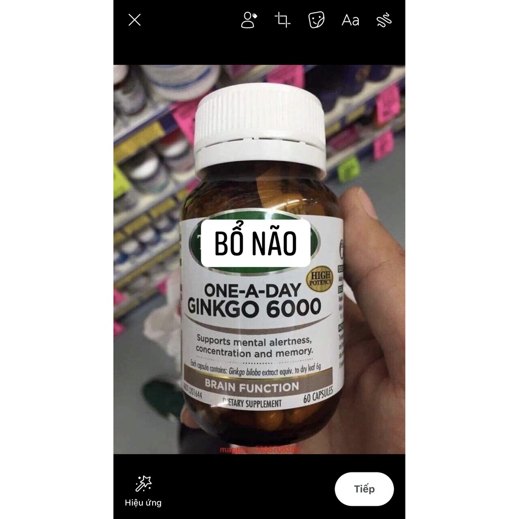 viên uống chiết xuất ginkgo thompson 6000 | BigBuy360 - bigbuy360.vn