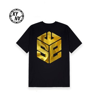 [ÁO DÁT VÀNG] Áo Thun Phản Quang Tráng Gương Unisex Form Rộng, In Logo Swe, Thun Cotton Dầy Dặn, Nam Nữ Bận Rất Đẹp