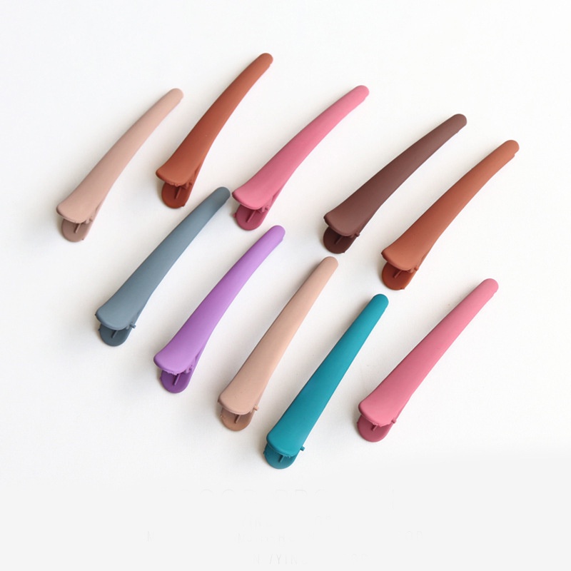 Kẹp tóc nữ kẹp mái bằng nhựa nhiều màu tiện lợi dễ sử dụng giá rẻ thanh lý