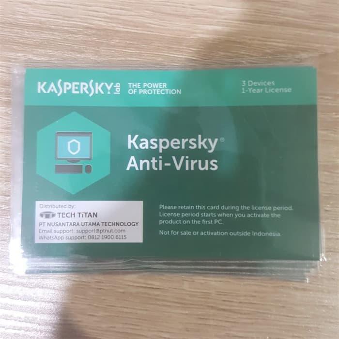 Laptop Great Abis Kaspersky Antivirus 3 User Kav 3 User Limited