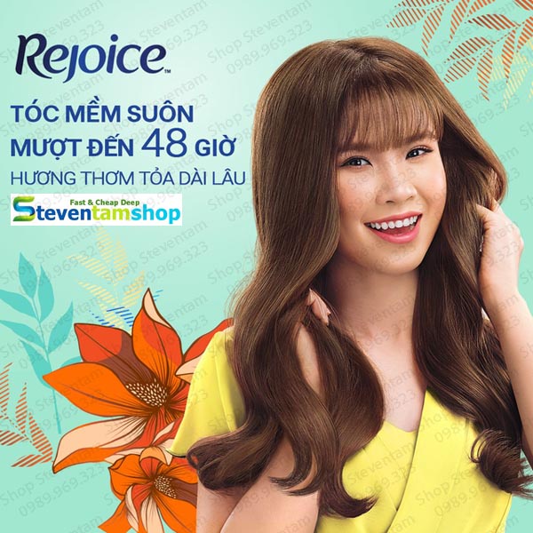 Dầu gội REJOICE siêu mượt 900g