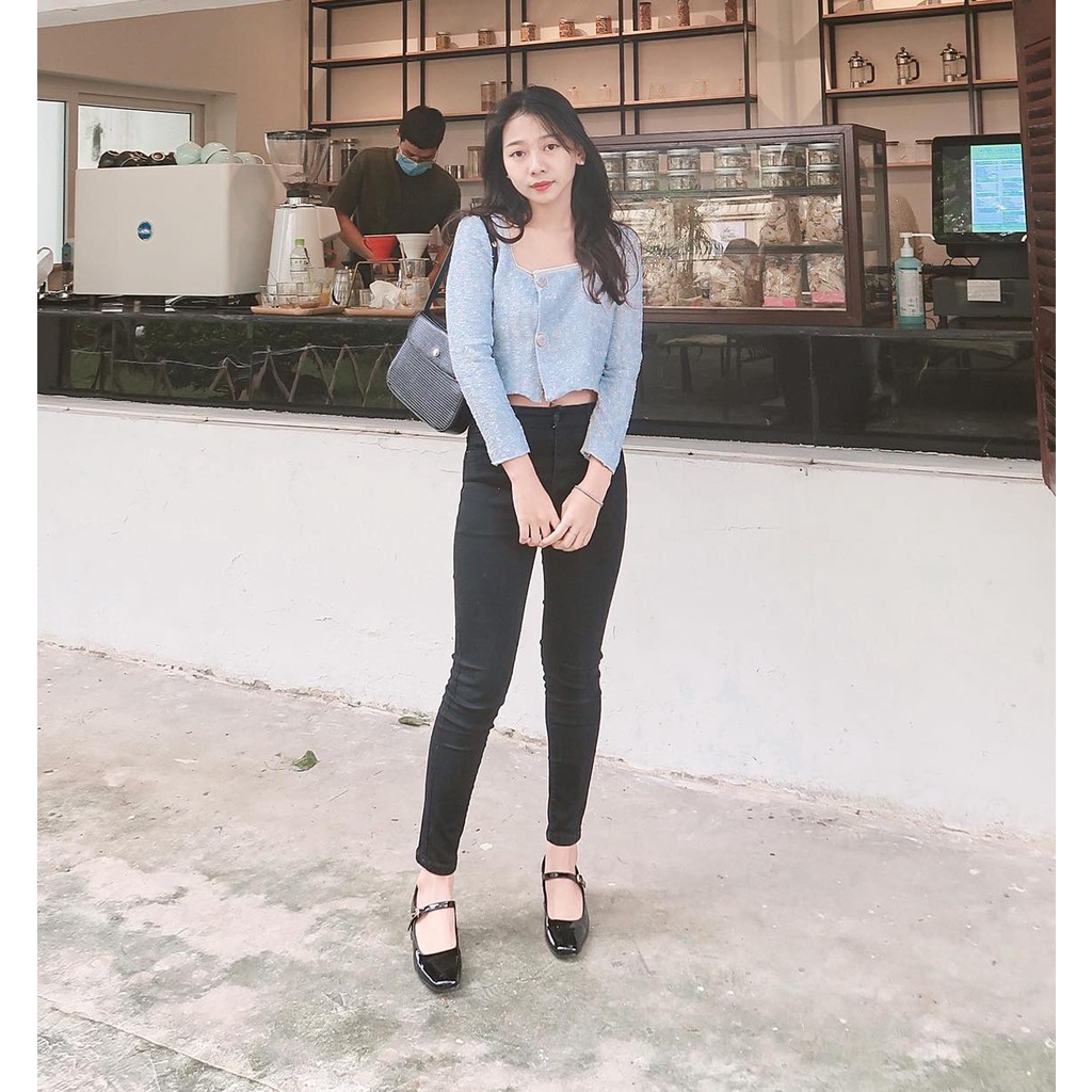 Set áo - quần shorts - chân váy tweed Romee - Romee Top, Shorts, Skirt