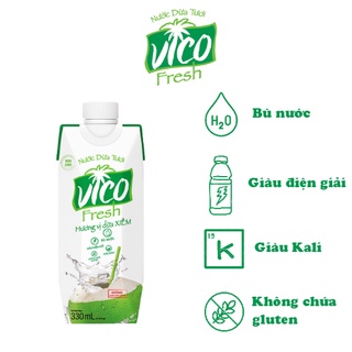 1 Hộp Nước Dừa Tươi ACP Vico Fresh 330ml - Vị Xiêm