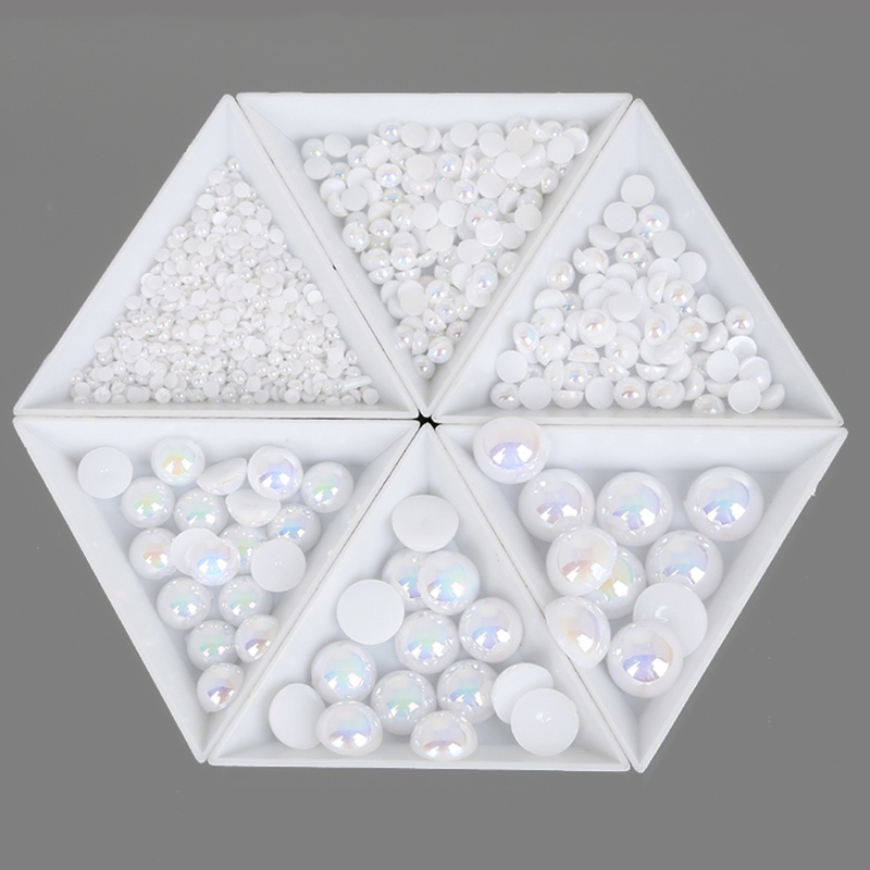 Ngọc Trai Nail Trang Trí Nửa Nhân Tạo Ngọc Trai Đính Móng Siêu Đẹp Sét 6 Mẫu Đa Dạng