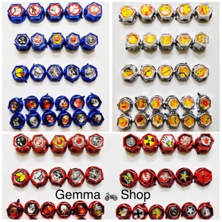 Chụp ốc sticker trang trí xe máy