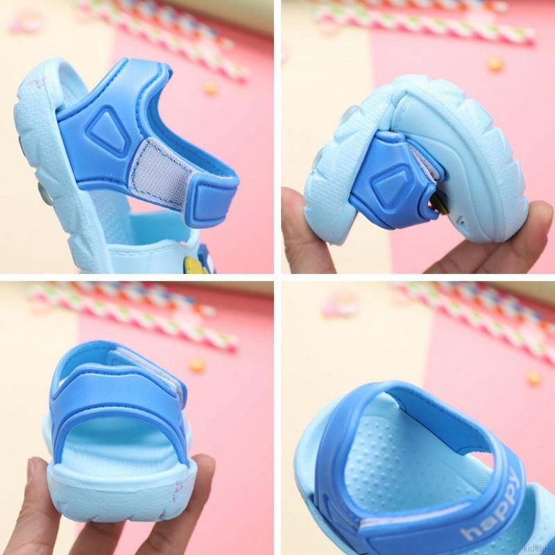 Dép Quai Ngang Màu Trơn Cho Bé Trai