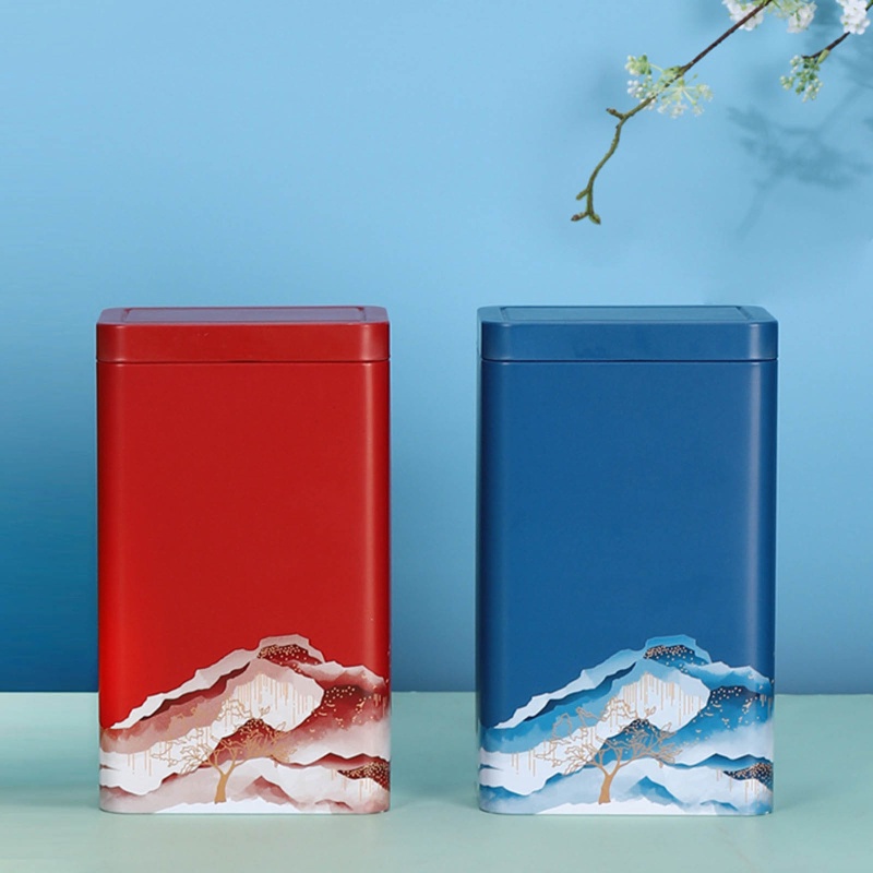 Hộp Thiếc Đựng Gia Vị / Cà Phê / Đường / Bánh Kẹo Phong Cách Nhật Bản