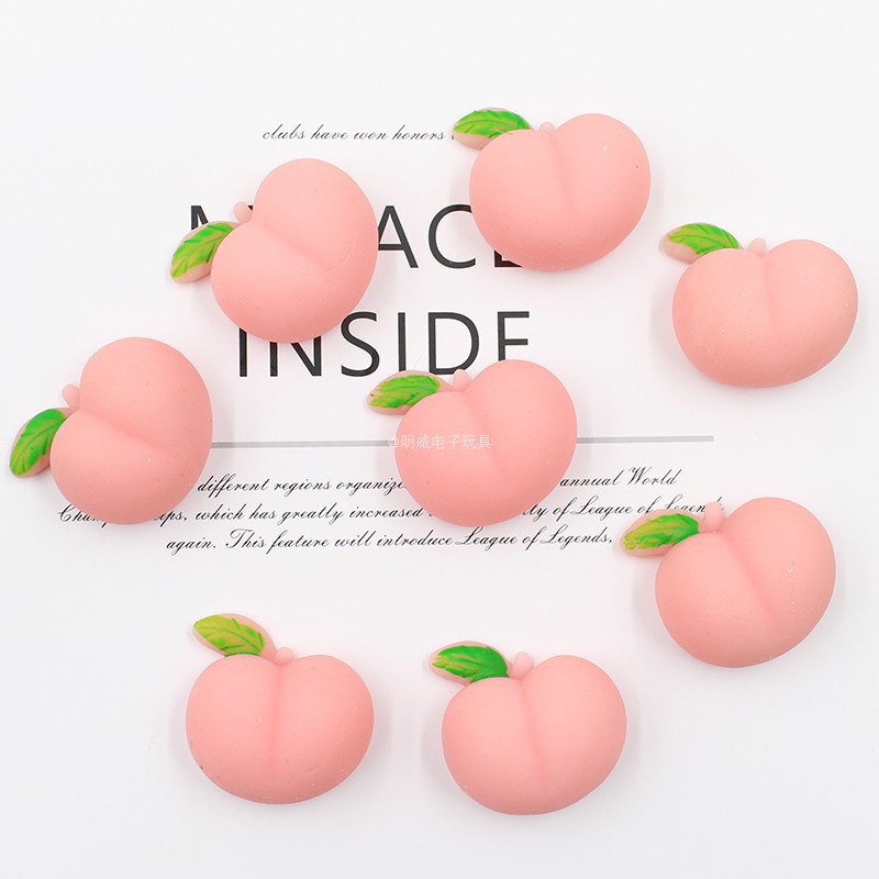 Đồ Chơi Xốp Squishy Giảm Stress Hình Quả Đào Dễ Thương Cho Bé