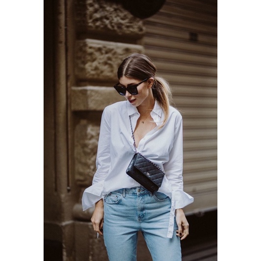 Túi CHA N E L woc da hạt fullbox