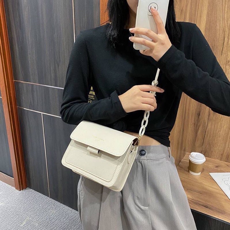 túi mini để vừa điện thại 2 màu đen trắng ma46