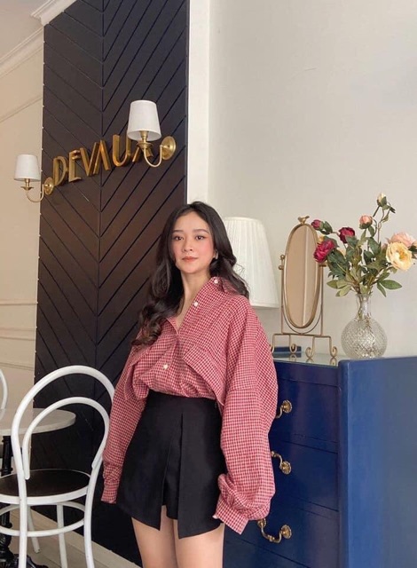 Sơmi Tay Đèn Lồng❤️💜