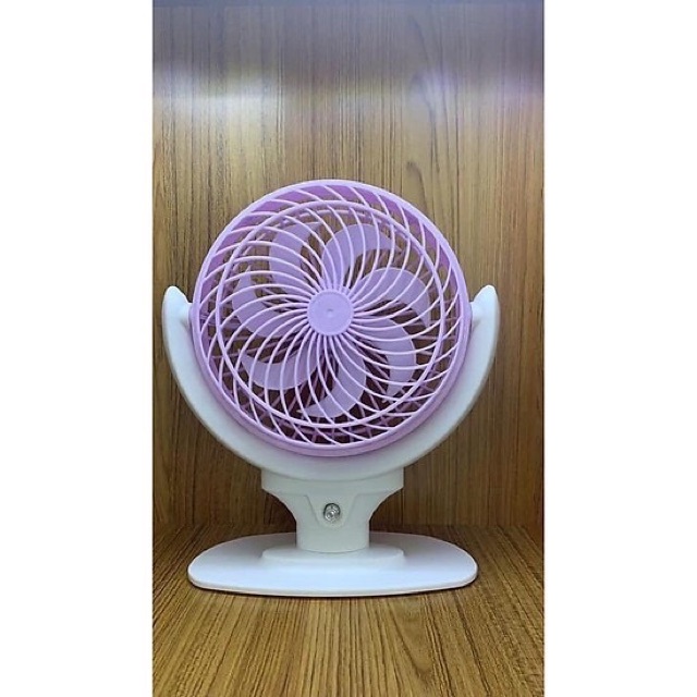QUẠT SẠC ĐỂ BÀN TÍCH ĐIỆN 5566 - MÀU NGẪU NHIÊN