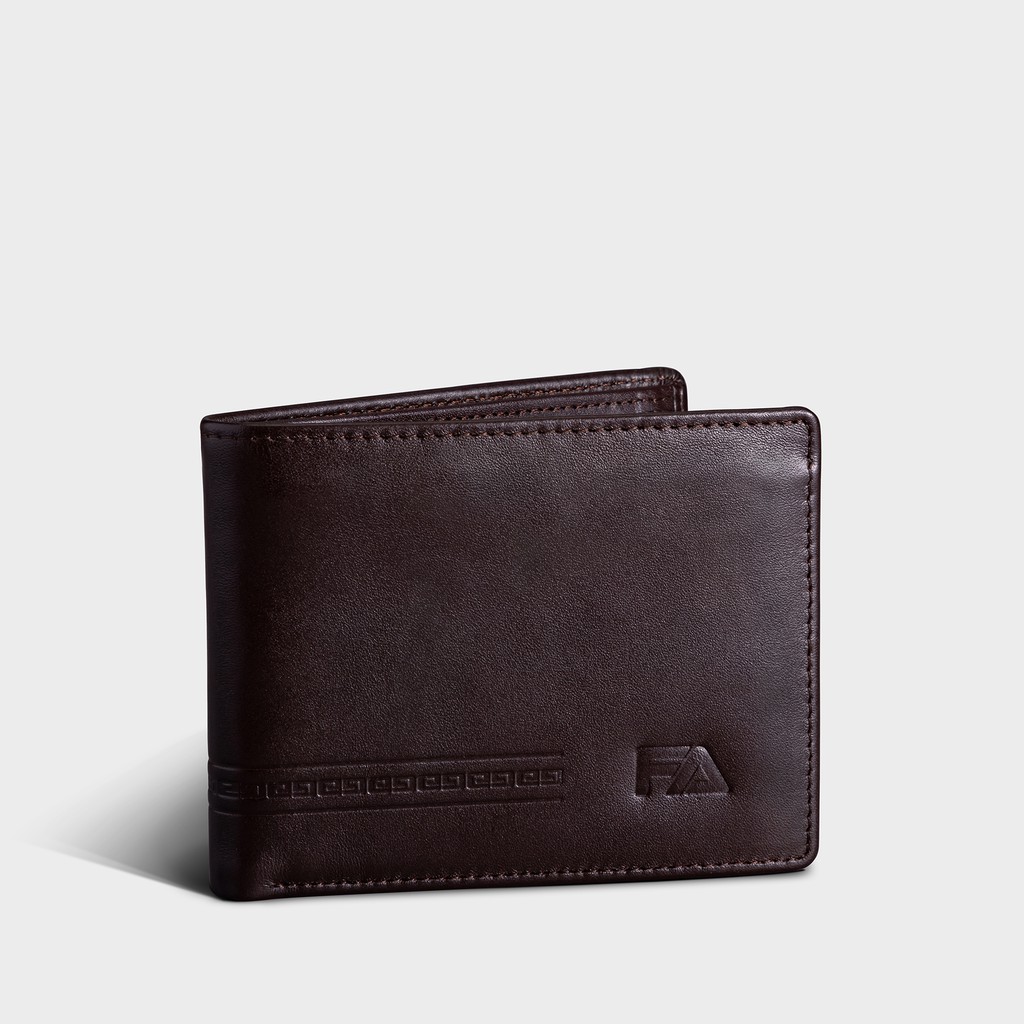 Bóp ví nam da bò cao cấp VN003 thương hiệu FA, ví nam kiểu đứng đựng tiền và thẻ các loại - Fadoda lata