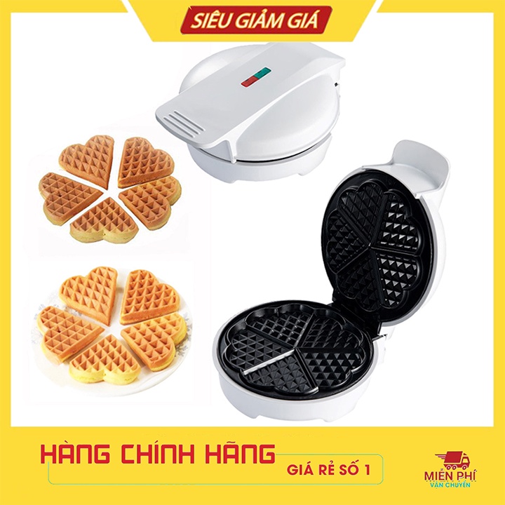 Máy nướng bánh kẹp tàn ong, làm bánh waffle Sokany Cao cấp