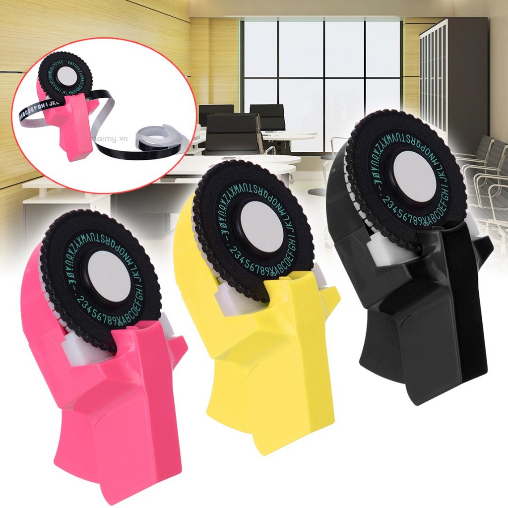Máy In Dập Nổi Chữ Cái Và Số Kèm Băng Dính Mới