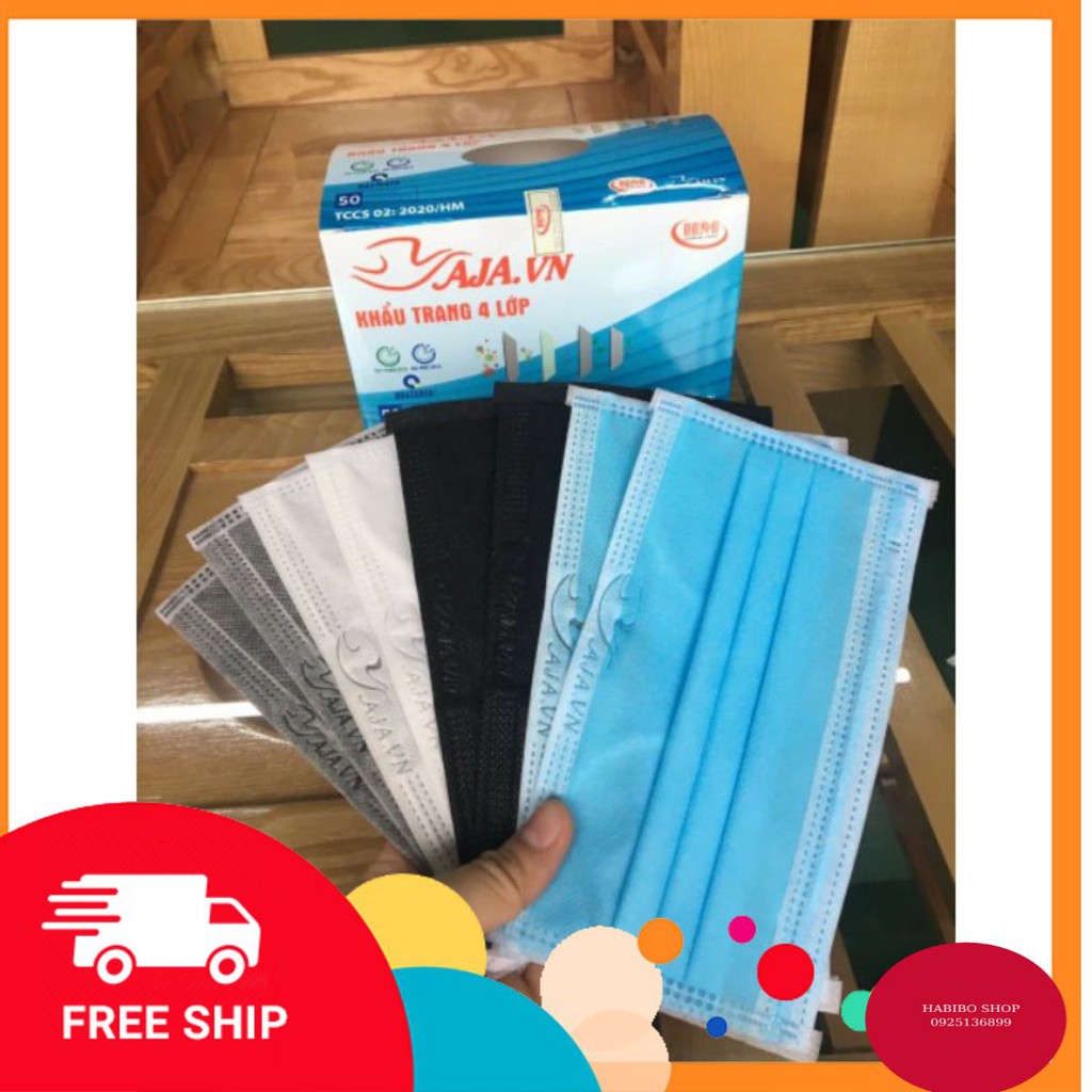 Hộp Khẩu Trang Y Tế 4 Lớp,Hộp 50 Chiếc Hàng CTY XK Có Tem Và Giấy Kiểm Định Của CTY | BigBuy360 - bigbuy360.vn
