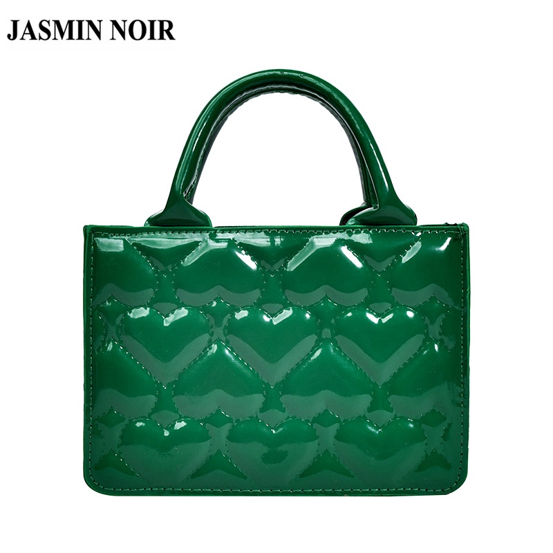 Túi Xách JASMIN NOIR Hộp Thời Trang In Hình Trái Tim Đơn Giản Dành Cho Nữ
