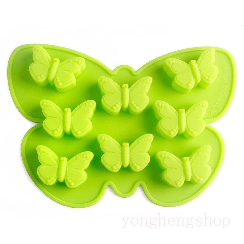 Khuôn Silicone Làm Bánh Kẹo Hình Bướm 3D Độc Đáo