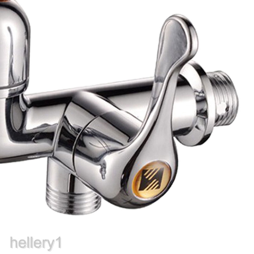 1 Vòi Nước Đánh Bóng Mạ Điện Gắn Tường Nhà Bếp / Phòng Tắm