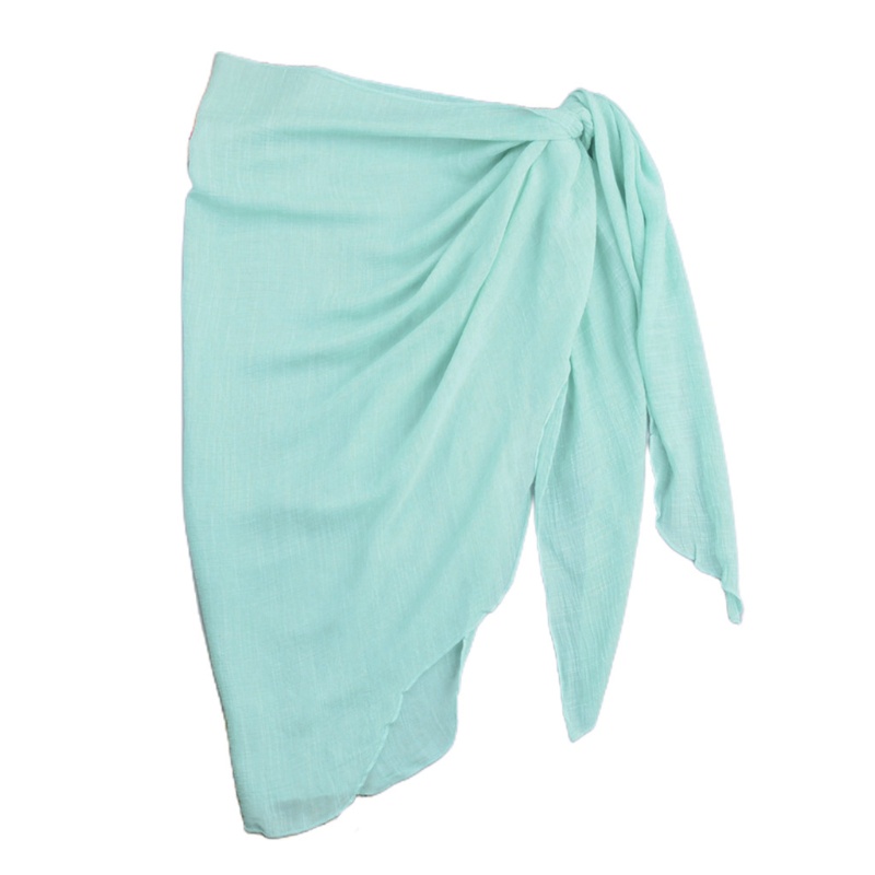 Brroa Bộ Đồ Bơi Bikini Bán Nguyệt Vải Voan Màu Trơn Gợi Cảm Đơn Giản Cho Nữ Sk