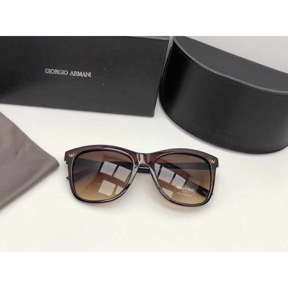 Kính mát Nam Nữ ARMANI 643 Cao cấp màu trà