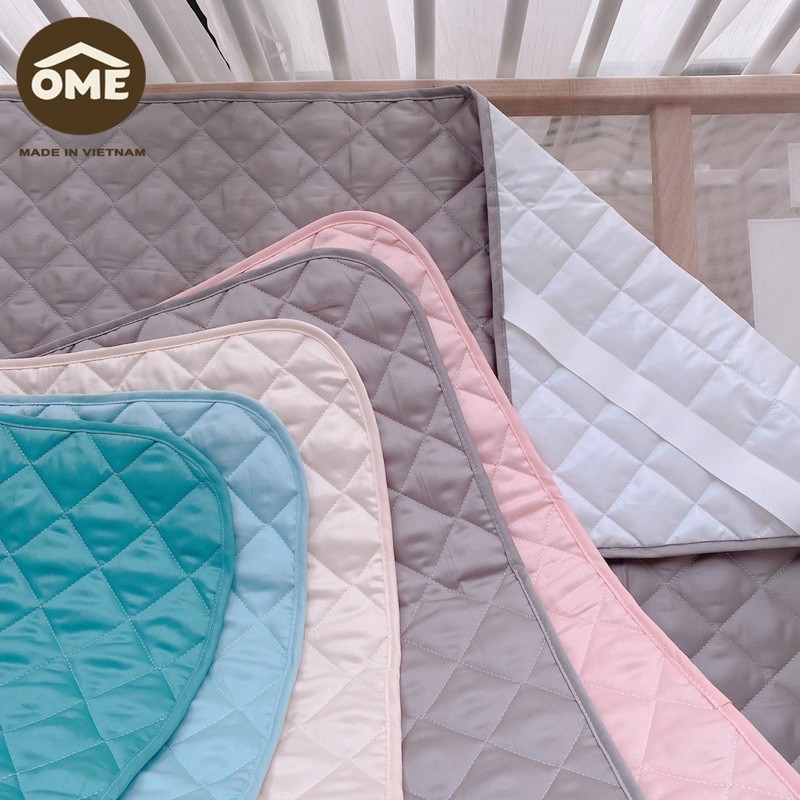 Lót chống thấm, Lót thay bỉm Ome 100% cotton organic siêu thấm hút an toàn [ babyboo]