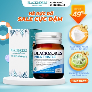Viên Uống Hỗ Trợ Chức Năng Gan Blackmores Milk Thistle 42 Viên