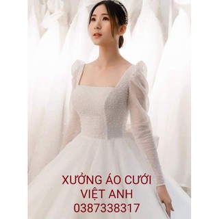 Váy cưới tùng bồng to 360 độ
