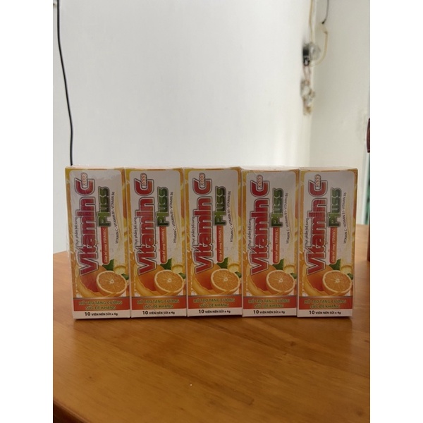 Sủi vitamin c plus 1000mg hộp 10 viên vị cam