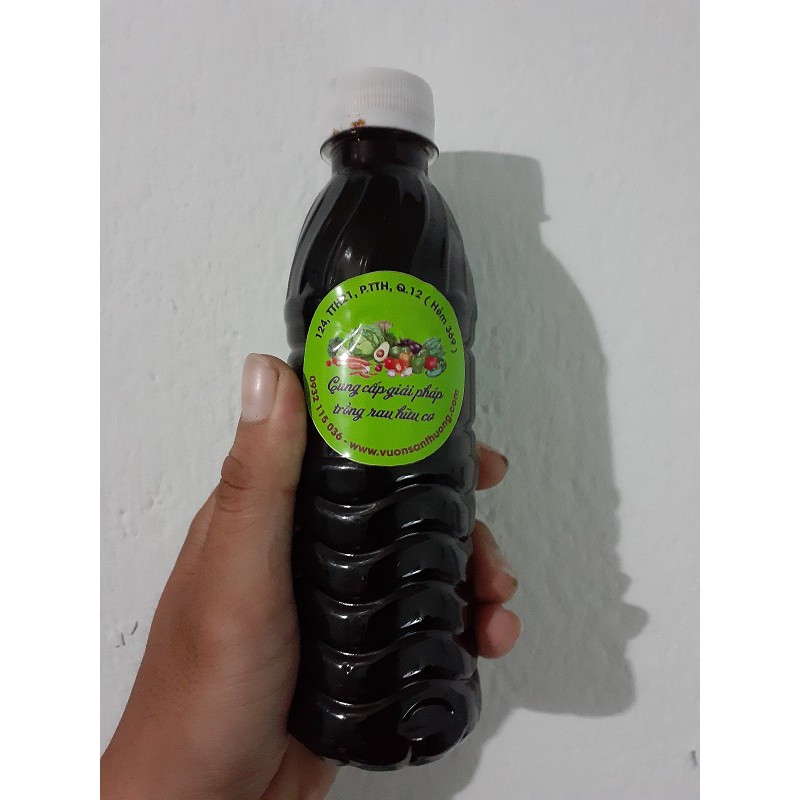 Mật rỉ dường 1 chai 350ml Gần 500gr Nuôi Vi Sinh, Lên Men Làm Phân Bón, Nuôi Vi sinh