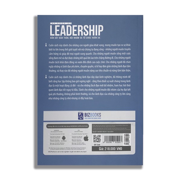 Sách The Book Of Leadership Dẫn Dắt Bản Thân, Đội Nhóm Và Tổ Chức Vươn Xa MCBU8400