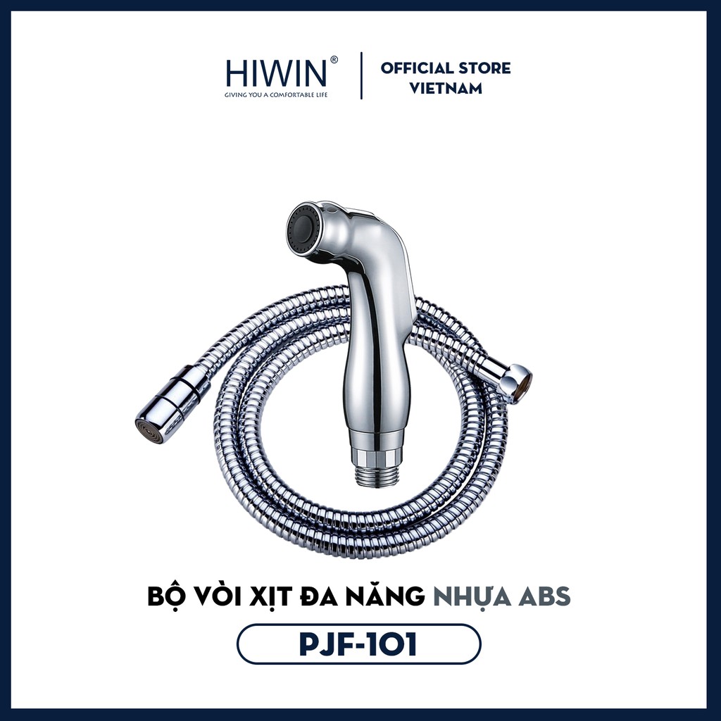 Vòi xịt vệ sinh đa năng mặt gương cao cấp Hiwin PJF-101