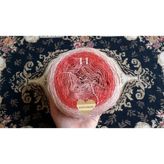 Sợi cotton cầu vồng móc áo váy hè- Rainbow cotton thread- Len sợi Vũng Tàu Bonitamade