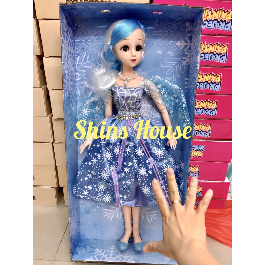 🌹 BÚP BÊ ELSA 🌹 SIÊU TO, KHỔNG LỒ 60CM, MẮT NHẮM MỞ 4D CỰC ĐẸP