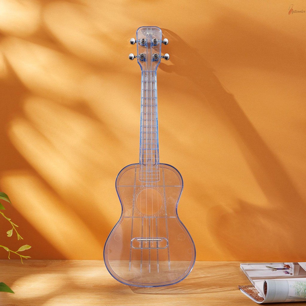 Đàn Ukulele 23 Inch Trong Suốt Kèm Túi Đựng