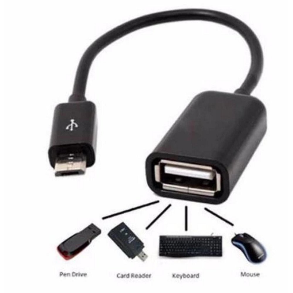 Cáp OTG kết nối máy tính bảng với USB-USB 3G (Đen)