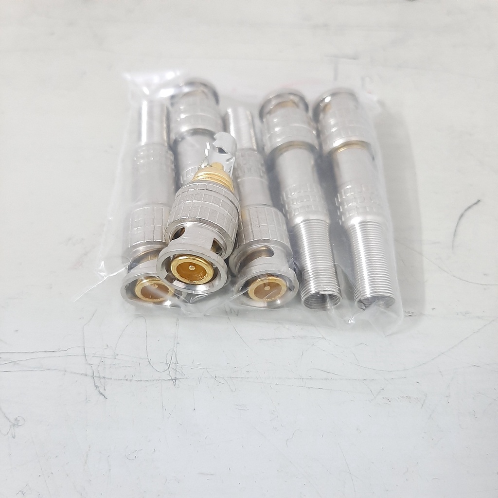 Jack BNC cho camera - lò xo - lõi đồng - loại tốt