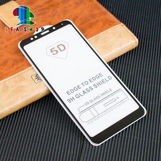 Bộ 2 kính cường lực Xiaomi Redmi Note 5 - 9D full màn hình / Kính cường lực Xiaomi Note 5 tràn màn hình