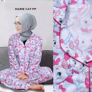 Bộ Đồ Ngủ Có Túi In Hình Mèo Merrie 104 cm