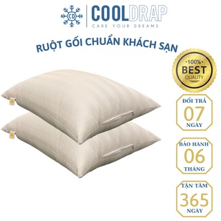 Ruột gối nằm cao cấp chuẩn khách sạn cooldrap pillow ruột gối ép hơi êm ái kháng khuẩn